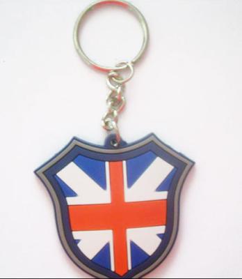 China PVC flag keychain for sale