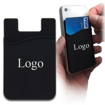 China Silicone Card Holder/Phone Wallet for sale