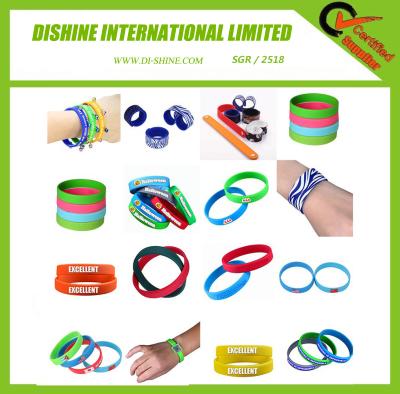 China silicone bracelets for sale