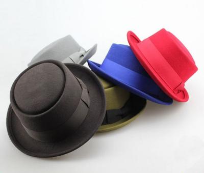 China Crushable Wool Felt Fedora Hat for sale