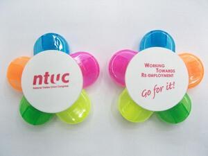 China 5 in 1 flower shaped Highlighter Pen for sale