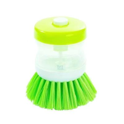 China Viable Factory Wholesale Plastic Soap Dish Wash Sweeps Kitchen Pot Sweep Clean Liquid Wash Bowl Dish Brush for sale