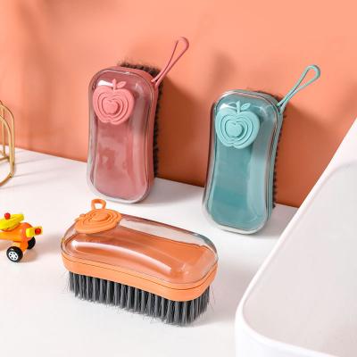 China Soap Sponge Brush Cleaner Dish Dispenser Household Kitchen Dish Wash Liquid Brush Dispensing Professional Viable for sale