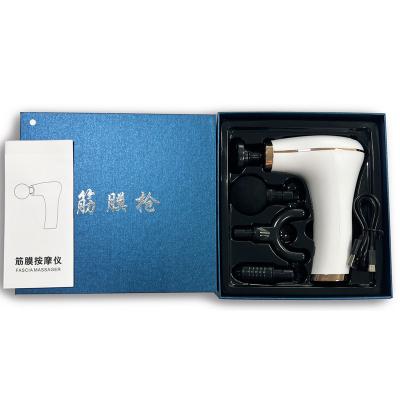 China Professional Mini Fascia Gun Body Vibrator Gun Massager Rechargeable Percussion Muscle Massager Pistola De Masaje Adjustable for sale