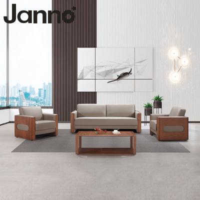 China Office Furniture Office Sofa Set Modern Design Convertible Leather Sofa for sale