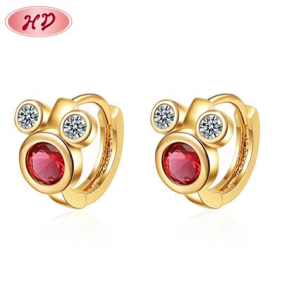 China TRENDY Jewelry Suppliers Kids Cartoon Mickey Mouse Huggie Earrings By The Dozen For Girls Cute Children's Ladies' Day Accessories for sale