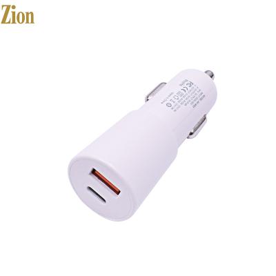 China OEM LOGO 20W Dual 20W PD3.0 PPS QC4.0+ Output Custom High Speed ​​USB C PD Car Fast Charging Charger for sale