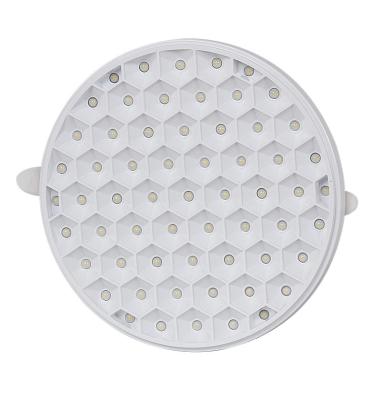 China Factory Price Modern Round Recessed Ceiling Lamp Hive Black White Housing Adjustable Panel Light 18w 36w for sale