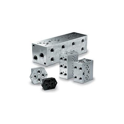 中国 Aluminum Hydraulic Manifold Valve Block Customized Oil 120mm 販売のため