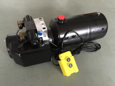 China Pressão 18Mpa do trabalho da C.C. 12V 1.6KW com o tanque de aço redondo Mini Hydraulic Power Packs para Forquilha-elevadores à venda