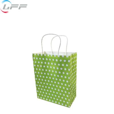 China Use Recyclable Candy Packaging Kraft Paper Bag Party Kraft Paper Hot Selling Food Customized Offset Printing Recyclable Flexiloop Handle for sale