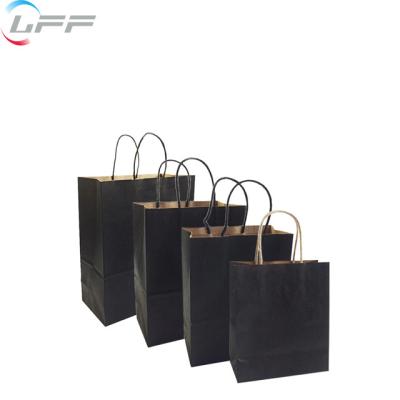 China Eco-Friendly Recyclable Custom Printed Sandwich Food Kraft Paper Bags With Handle for sale