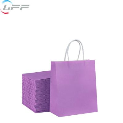 China Recyclable Eco - Friendly Kraft Paper Food Bag With Twisted Handle for sale