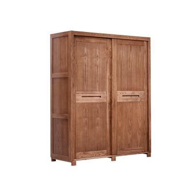 China Custom Modern Armable Bedroom Wardrobe Closet Solid Wood Bedroom Wardrobe Furniture Modern Dormitori Pair for sale