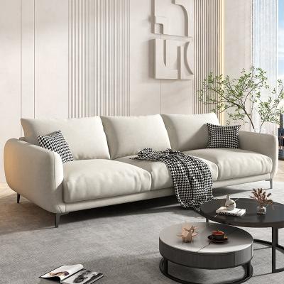 China Home Furniture Sofa Set Living Room Modern Minimalist Comfortable Gray Blue Sectionals Fabric Sofas for sale