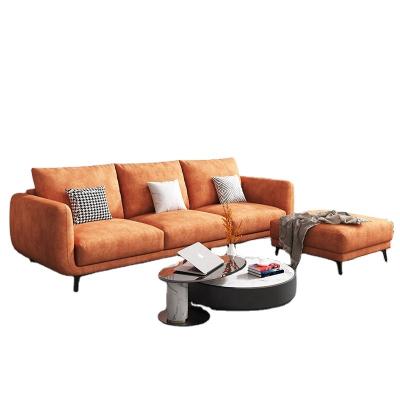 China Comfortable Luxury Nordic Designed Sectional Sofa Set Living Room Furniture Sofas Home Style Fabric Sofa Royal Chair Well Sell for sale