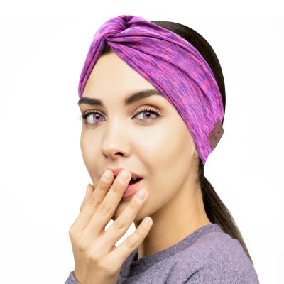 China Wholesaler Men Women Girls Sporty Casual Hair Accessories Wireless Healthy Music Sports Headband for sale