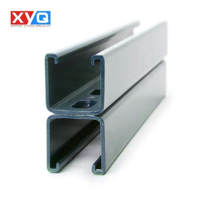 China Support Back to Back Strut Channel strut c channel HDG galvanized steel channel unistrut Unicanal canal de puntal for sale