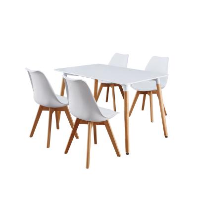 China Contemporary Nordic Dining Chair Restaurant Modern Plastic Chairs And Tables Set For Living Room for sale