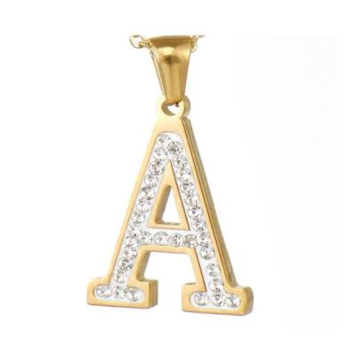 China FASHIONABLE Fashion Love Gift Party Wedding Personalized Chunky 2021 New Letter Pendant Necklace for sale