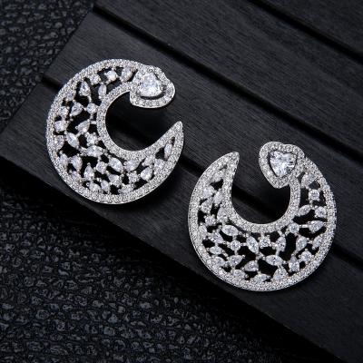 China TRENDY Thanksgiving Gifts Fashion Korean Zircon Diamond For Woman Wedding Gifts Jewelry Set for sale