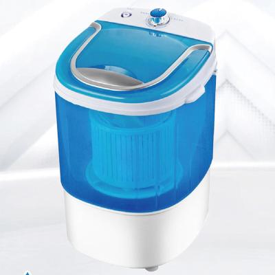 China Hot Sale 3kg Transparent Hotel Mini Semi Automatic Washing Machine For Travel for sale