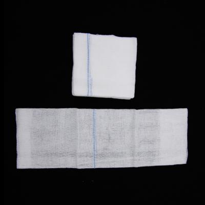 China Medical Rolled 100% Cotton Care Dressings 4x4 12 Ply Gauze Sponges for sale