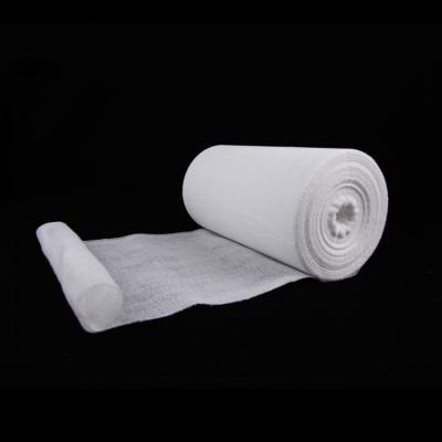 China Hydrophilic Medical Bleached 100% Cotton Absorbent Cotton Gauze Roll for sale