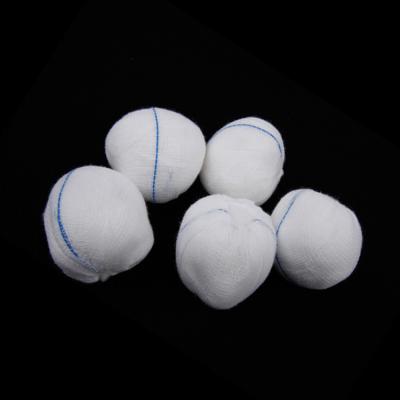 중국 With Or Without OEM Detectable Medical X-Ray Disposable Absorbent Gauze Ball 판매용