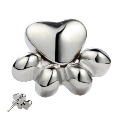 China CLASSIC Custom Body Astm F136 Titanium Threadless Piercing Body Jewelry Labret for sale