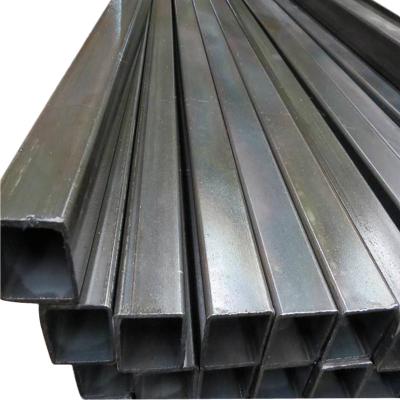 China Structural Pipe Hot Dipped Galvanized Welded Rectangular/Square Steel Pipe 4x4 Galvanized Square Pipe Metal Fence Post for sale