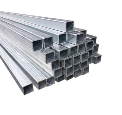 China Structural pipe galvanized pipes ASTM A36 a210-c 1.0033 section hollow steel pipe welded gi hot dip galvanized steel square pipe for sale