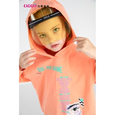 China Sustainable Factory Directly Offer Hoodie Into Girl 10 Year Old Girls Children's Pullover Hoodie for sale