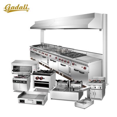 China Luxurious And Fashion Commercial Kitchen Restaurant Hotel Stainless Steel Equipment for sale