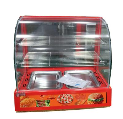 China 2020 Red Hot Selling Glass Food Hotter Showcase for sale