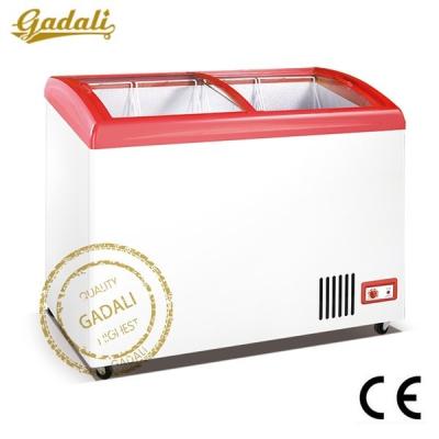 China Single-Temperature Sliding Glass Door-Double Sides Mini Display Freezer, Small Blast Freezer, Small Freezer for sale