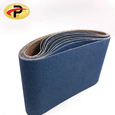 China Good Quality 200*750mm Wood Abrasive Zirconia Flooring Or Floor Buffing Polishing Sanding Belt for sale