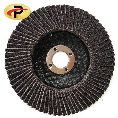 China Calclined Aluminum Oxide Abrasive Grinding Wheel Polishing Flapdisc for sale