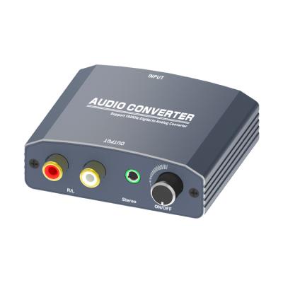 China +3.5mm digital-to-analog stereo audio converter with volume control T-609Pro for sale