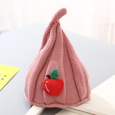 China Cute Character Infant Beanie Hats Knitted Fruit Printed Baby Cotton Peaked Hat Loose Slouchy Hip Hop Ribbed Cuffed Hats For Boy&Girl for sale