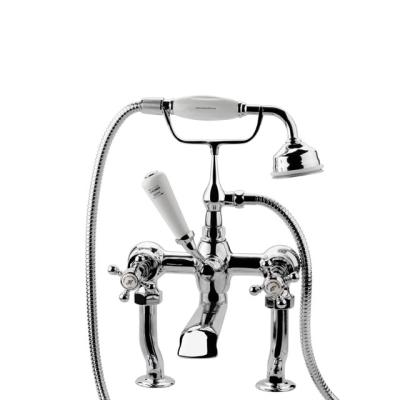 China Metered Taps Contemporary Bath Shower Mixer With Shower Kit PVD for sale