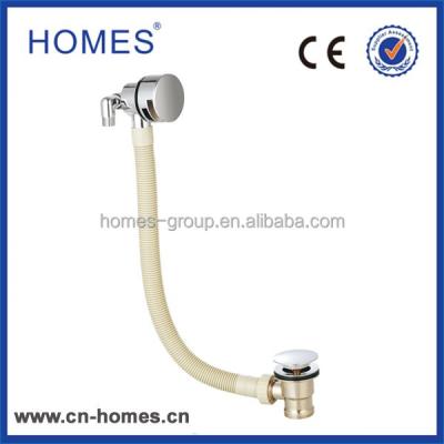 China Bath Mixer Bath Waste Mixer Filler and Overflow Combination Brass Tub Drain for sale