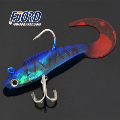 China Plastic PVC FJORD HOT Free Sample Lead Soft Lead Fish Soft Fishing Lures For Fishing for sale