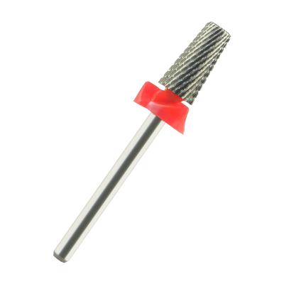 China Portable High End Quality Tungsten Carbide Carbide Tapered 6.0mm 5 in 1 Bit Drill for Nail Salon (Cross Cut) for sale