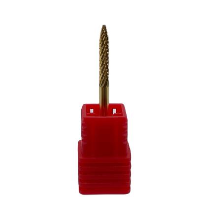 China Tungsten Carbide Tungsten Carbide Needle Shape Nail Drill Bit For Polish Nail Surface for sale