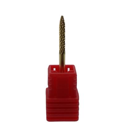 China Efficient and Small Tungsten Carbide Vibration 7.0mm Portable Cuticle Nail Drill Bit for sale