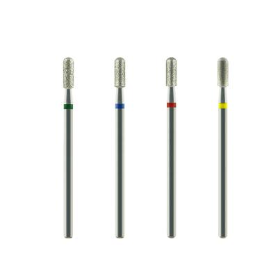 China Diamond Efficient And Little Vibration Barrel Form Diamond Nail Drill Bit for sale