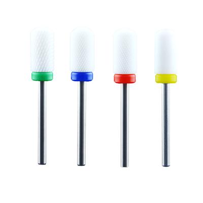 China Professional Custom Ceramic Nail Art Drill Bit Barrel Shape for sale