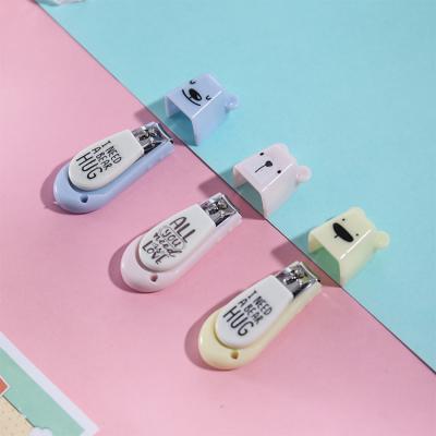 China New Design OULE Ergonomic Mini Cute Nail Clippers Baby Bear Nail Clippers for sale