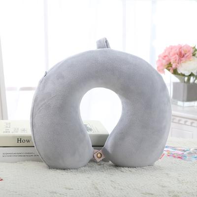 China New PORTABLE Custom Soft Space Memory Foam Soft Bound Neck Rests Travel Pillow Solid Neck Health Care U Shape Cervical Pillow for sale